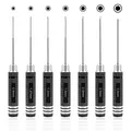 Produktbild: Sechskant Schraubendreher Satz 7-teilig | Rc Werkzeug Innensechskant Schraubenzieher Handwerkzeug für Modellbau Auto Boot Quadcopter 0,9 mm | 1,27mm | 1,3 mm | 1,5 mm | 2 mm | 2,5 mm | 3,0 mm