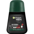 Produktbild: Garnier Men Roll-on Deodorant Unsichtbarer Schutz 72h - Schwarz, Weiß, Farben 50ml