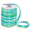 Produktbild: PRÄSENT 136-703 Geschenkband Raffia matt blau/grün/weiß 3,0 mm x 50,0m