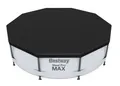 Produktbild: Bestway Flowclear PVC-Poolabdeckung 370 cm - Schwarz