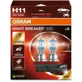 Produktbild: OSRAM NIGHT BREAKER® 220 H11 Glühlampe, Fernscheinwerfer,Glühlampe, Hauptscheinwerfer,Glühlampe, Nebelscheinwerfer,Glühlampe, Abbiegescheinwerfer,Glüh