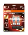 Produktbild: Osram NIGHT BREAKER 220 H11 Halogenlampe mit 220% mehr Helligkeit