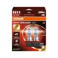 Produktbild: Osram 2 Pz H11 Neu Night Breaker Gen 2 +220% 55W Halogen Glühbirne Gelb + 150mt