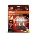 Produktbild: 2x OSRAM H11 NIGHT BREAKER 220 HALOGEN 55W 13,2V PGJ19-2