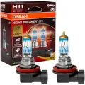 Produktbild: OSRAM DUOPACK H11 NIGHT BREAKER 220 Halogen bis zu +220% 1350 lm Model 2024/25