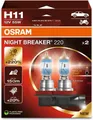 Produktbild: OSRAM NIGHT BREAKER 220, H11, 220% mehr Helligkeit, Halogen-Scheinwerferlampe