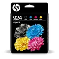 Produktbild: HP 924 (‎6C3Z1NE) Original Druckerpatrone 4er Pack, 1xSchwarz, 1xCyan, 1xMagenta, 1xGelb OfficeJet Pro 8124e, 8122e, 8132e, 8135e, 8134e, 8125e