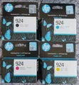 Produktbild: Original HP 924 CMYK Patronen 4er Set 6C3Z1NE OfficeJet Pro - MHD: 2025
