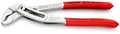 Produktbild: KNIPEX Alligator Wasserpumpenzange verchromt mit rutschhemmendem Kunststoff überzogen 180 mm, 88 03 180