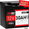 Produktbild: Langzeit Gel Akku 12V 30Ah Blei Akku