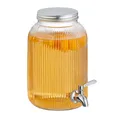 Produktbild: Getränkespender Wasserspender Saftspender Zapfglas Saftbehälter 4 Liter Glas