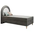 Produktbild: BOXBETT NEST 90/180 Dunkelgrau Velvet hydrophob - H3
