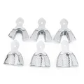 Produktbild: Dental Trays- 6pcs Edelstahl Autoclavable Zahnschalen Impression Tray Upper &...
