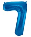 Produktbild: Folat 63148 631471 - Folienballon Zahl 7 - blau - ca. 86 cm