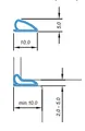 Produktbild: Primo Universal Dichtung Densa 25 selbstklebend 10 x 5 mm braun 6m