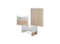 Produktbild: roba Kinderzimmerset 'Gabriella' inkl. Babybett ca. 70 x 140 cm, breiter Wickelkommode & Schrank 3-türig