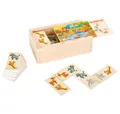 Produktbild: Small Foot Spiel Domino Safari aus Holz Legespiel mit bunten Tiermotiven