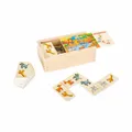 Produktbild: Legler Small Foot Domino Safari Gesellschaftsspiel ab 3 Jahre Holz Bunt 10963