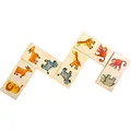 Produktbild: Domino Spiel aus Holz Safari mit Tiermotiven, small Foot, FSC, 28 Teile