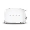 Produktbild: Smeg TSF01WHEU Weiß Toaster Mit 2 Fächern Für 2 Scheiben 950W Retro Stil