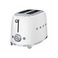 Produktbild: Smeg TSF01WHEU Toaster weiß, Krümelschublade, 6 Röstgradstufen