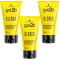 Produktbild: 3x 150ml Schwarzkopf got2b Kleber Wasserfestes Styling Gel für krassen Halt