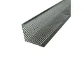 Produktbild: Fassadenprofile Sockelleiste, L: 200 cm, H: 8 cm, Kiesfangleiste Alu, Kiesleiste Materialstärke 1,5mm 200cm, 1-St., Lochblech Aluminium, Abschlussleiste für Terrasse und Balkon geeignet