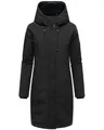 Produktbild: Navahoo Damen Langer Mantel warme Winterjacke mit Kapuze Hageltanz 14 Black Gr. L