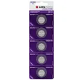 Produktbild: AgfaPhoto AgfaPhoto Knopfzelle CR1620 3 V 5 St. Lithium Knopfzelle