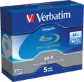 Produktbild: VERBATIM 43836 - BD-R Datalife, 25GB, 6x, 5er Jewel Case