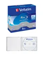 Produktbild: Verbatim BD-R Blu-ray CD Disk Rohlinge,25 GB 6x Speed in Jewel Case 5er Pack