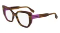 Produktbild: KARL LAGERFELD KL6174 234 STRIPED BROWN/ROSE 53/17/145 Damen Brillen