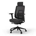 Produktbild: Ergotopia PureBack ergonomischer Bürostuhl – Schreibtischstuhl ergonomisch mit Kopfstütze, 4D-Armlehnen & Synchronmechanik – Für Home Office, Büro & Gaming – Bequemer Drehstuhl für gesundes Sitzen