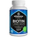 Produktbild: Vitamaze BIOTIN 10 mg hochdosiert + Zink + Selen