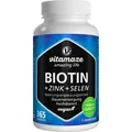 Produktbild: BIOTIN 10 mg hochdosiert+Zink+Selen Tabletten 365 St