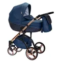 Produktbild: BabyMerc Kombi-Kinderwagen Vip Lux 2 in 1 inkl. Sportsitz und umfangreichem Zubehör in 21 Farben