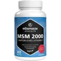 Produktbild: MSM 2000+ Vitamin C Acerola Tabletten
