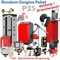 Produktbild: ATMOS P25 Pelletkessel Rundum-Sorglos-Paket Heizung, Warmwasser Regelung WIFI