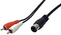 Produktbild: OEM Audiokabel DIN5pin (M) -> 2x Cinch, 1,5m