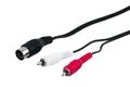 Produktbild: Goobay 50014 Audio Kabeladapter, DIN-Stecker zu stereo Cinch-Stecker, 1.5 m - DI
