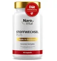 Produktbild: Stoffwechsel Beschleunigen Abnehmen Komplex - Hochdosiert mit Grüntee, Grüner Kaffee, Bittermelone, Guarana, Cholin und Ingwer - 90 vegane Stoffwechsel Kapseln - Tabletten Diät Unterstützung