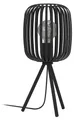 Produktbild: EGLO Tischlampe Romazzina, Stativ Nachttischlampe, Dreibein Tischleuchte aus Metall in Schwarz, Deko Schlafzimmer, Wohnzimmer Tisch Lampe mit E27