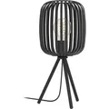 Produktbild: Tischlampe Romazzina, Stativ Nachttischlampe, Dreibein Tischleuchte Aus Metall In Schwarz, Deko Schlafzimmer, Wohnzimmer Tisch Lampe Mit E27 Fassung - Eglo