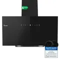 Produktbild: KKT KOLBE Dunstabzugshaube 90cm | Umluft Abluft | 782cbm/h | Wandhauben Kopffrei | Schwarz | Glas | Gestensteuerung | SensorTouch Bedienung | LED-Beleuchtung | TRIO9025S