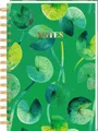 Produktbild: Ringbuch DIN A5: All about green: Notizbuch | A5 | Punkteraster | 80 Blatt | Ringbindung | hochwertige Ausstattung | Für die Uni, Arbeit oder Zuhause