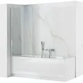 Produktbild: Rea Badewannenaufsatz Lagos 80 Chrome - Silber
