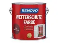 Produktbild: Renovo Wetterschutzfarbe Schwedenrot RAL 3103, rollen,streichen,seidenglänzend,schwedenrot