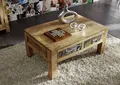 Produktbild: MASSIVMOEBEL24 Couchtisch Mango 90x60x40 mehrfarbig lackiert LOUNGE COLLECTION #11