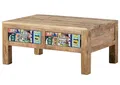 Produktbild: MASSIVMOEBEL24.DE|Lounge Collection Couchtisch aus Massivholz #11 | Mangoholz - Mehrfarbig lackiert | 90 x 60 x 40 cm | massiver Wohnzimmertisch aus Vollholz | Moderner Stil
