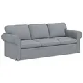 Produktbild: vidaXL Sofa Hellgrau 215 x 82 x 80 cm Stoff